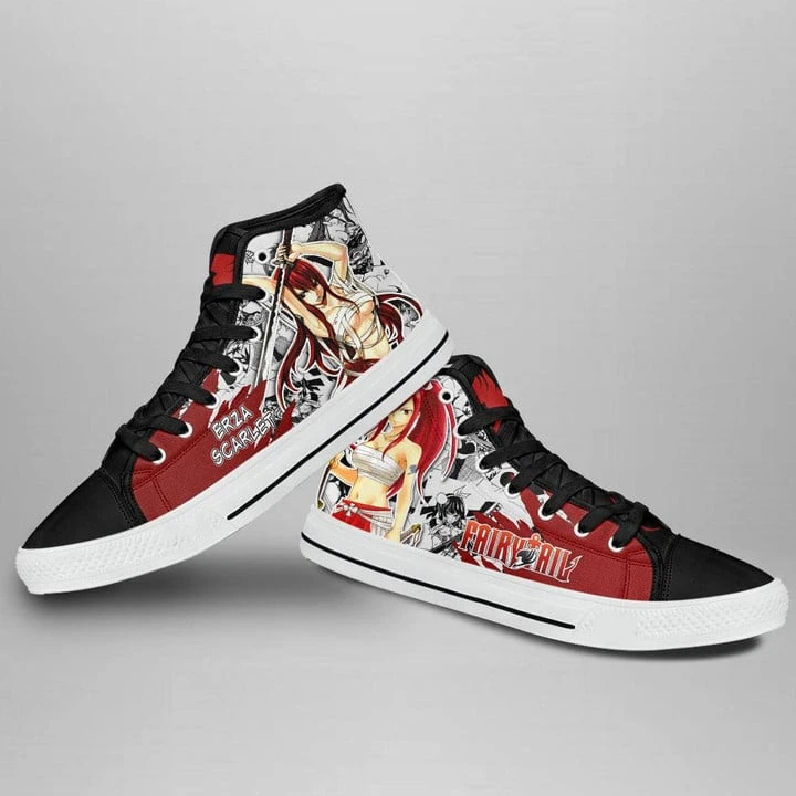 Chaussures Hautes - Fairy Tail Erza Scarlet 1 Chaussures Hautes - Fairy Tail Erza Scarlet