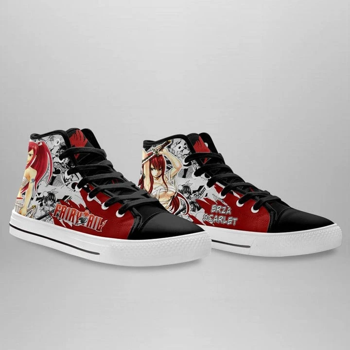 Chaussures Hautes - Fairy Tail Erza Scarlet 5 Chaussures Hautes - Fairy Tail Erza Scarlet – Image 5
