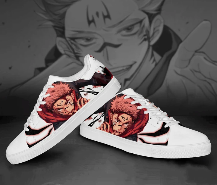 Chaussures Basses - Jujutsu Kaisen Itadori Yuuji Skate 11 Chaussures Basses - Jujutsu Kaisen Itadori Yuuji Skate – Image 11