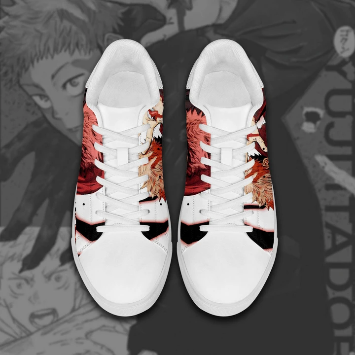 Chaussures Basses - Jujutsu Kaisen Itadori Yuuji Skate 3 Chaussures Basses - Jujutsu Kaisen Itadori Yuuji Skate – Image 3