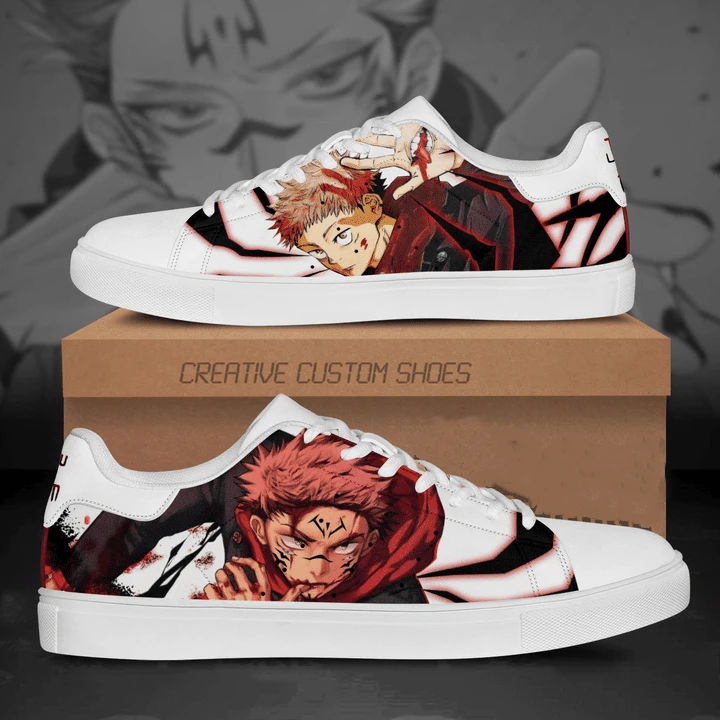 Chaussures Basses - Jujutsu Kaisen Itadori Yuuji Skate 2 Chaussures Basses - Jujutsu Kaisen Itadori Yuuji Skate – Image 2