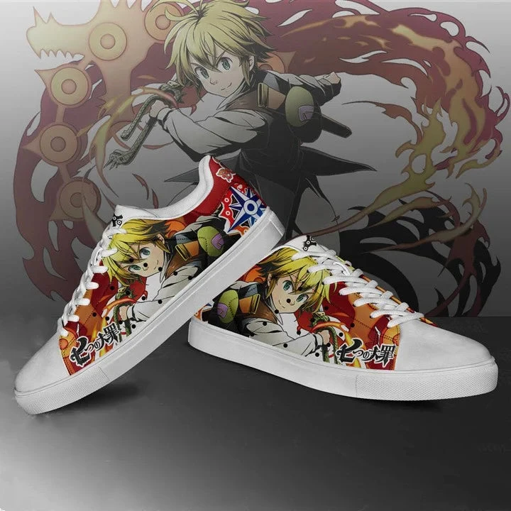 Chaussures - Seven Deadly Sins Meliodas Skate 1 Chaussures - Seven Deadly Sins Meliodas Skate