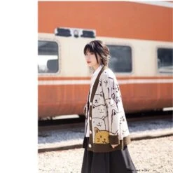 Gilet Chat Kawaii -Dessin Animé Vêtements 1677172514559 1 4