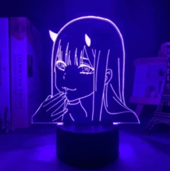 Lampe LED - Zero Two 15 Lampe LED - Zero Two -Dessin Animé Vêtements 1 3 1