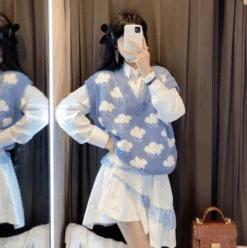 Pull Sans Manche Nuage 10 Pull Sans Manche Nuage -Dessin Animé Vêtements 20210816192359 1