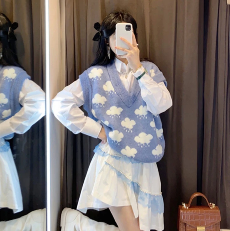 Pull Sans Manche Nuage 3 Pull Sans Manche Nuage – Image 3