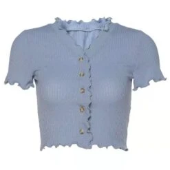 Crop Top Bleu 8 Crop Top Bleu -Dessin Animé Vêtements 20210816202055 2