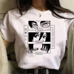 T Shirt - Attack On Titans 17 T Shirt - Attack On Titans -Dessin Animé Vêtements 20210816222635 3
