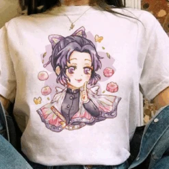 T Shirt - Demon Slayer Shinobu Kochō -Dessin Animé Vêtements 20210917000511 2 2