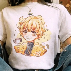T Shirt Demon Slayer Zenitsu -Dessin Animé Vêtements 20210917000924 1 3