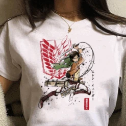 T Shirt - Attack On Titan Eren -Dessin Animé Vêtements 20210917003131 2 2