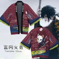 Kimono - Demon Slayer Giyu Tomioka -Dessin Animé Vêtements 20210924233319 1 1