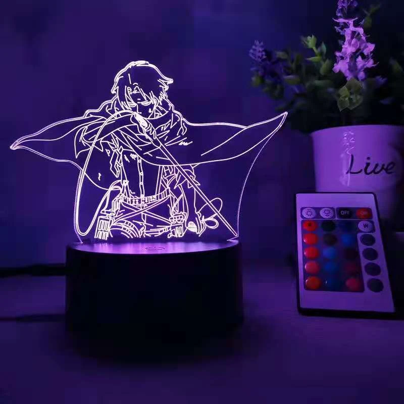 Lampe LED - Attack On Titans Livai 1 Lampe LED - Attack On Titans Livai