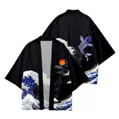 Kimono - Japonais Kanagawa