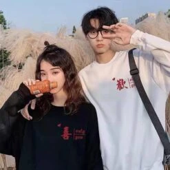 Sweat / Pull Couple Chinese Style "aimer"