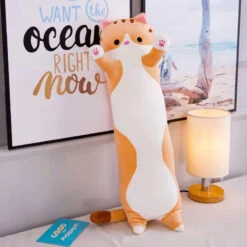 Oreiller Long Chat Kawaii 39 Oreiller Long Chat Kawaii -Dessin Animé Vêtements 20220423033023 1 4