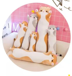Oreiller Long Chat Kawaii 26 Oreiller Long Chat Kawaii -Dessin Animé Vêtements 20220423033030 1