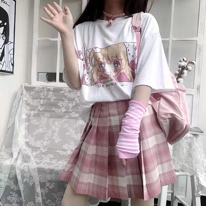 T Shirt Oversize - Harajuku Kawaii Girl Japonais 1 T Shirt Oversize - Harajuku Kawaii Girl Japonais