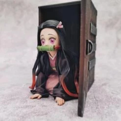 Figurine - Nezuko Avec Sa Boite -Dessin Animé Vêtements 20220813011019