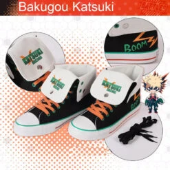 Chaussures - My Hero Academia Bakugo -Dessin Animé Vêtements 20220826173834