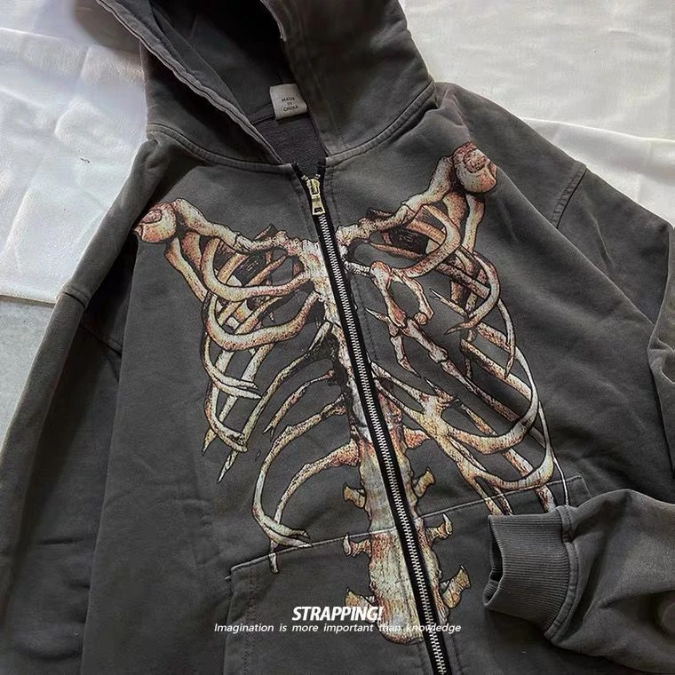 Hoodie - Gothique Bone 4 Hoodie - Gothique Bone – Image 4