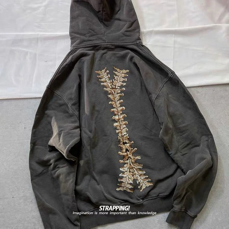 Hoodie - Gothique Bone 2 Hoodie - Gothique Bone – Image 2