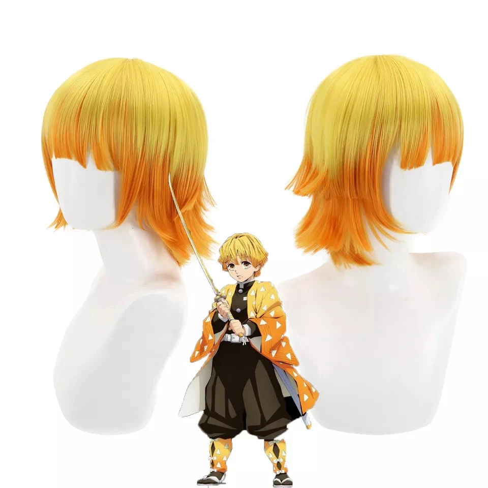 Perruque - Demon Slayer Zenitsu 3 Perruque - Demon Slayer Zenitsu – Image 3