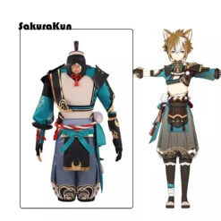 Costume Cosplay -Genshin Impact Gorou -Dessin Animé Vêtements 20220918141757