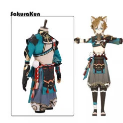 Costume Cosplay -Genshin Impact Gorou -Dessin Animé Vêtements 20220918141806