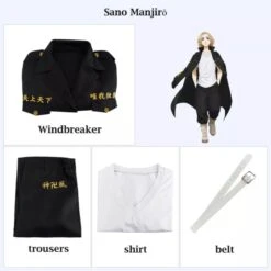 Costume - Cosplay Tokyo Revengers Mikey 21 Costume - Cosplay Tokyo Revengers Mikey -Dessin Animé Vêtements 20220930102426 1