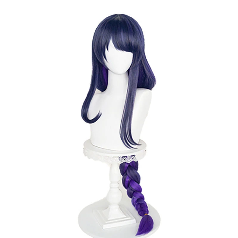 Perruque Cosplay Genshin Impact Raiden Shogun 1 Perruque Cosplay Genshin Impact Raiden Shogun