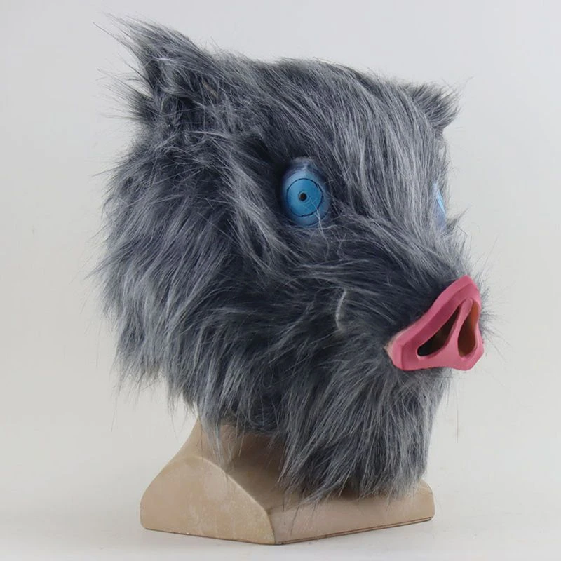 Cosplay - Demon Slayer Tête Sanglier Inosuke 1 Cosplay - Demon Slayer Tête Sanglier Inosuke