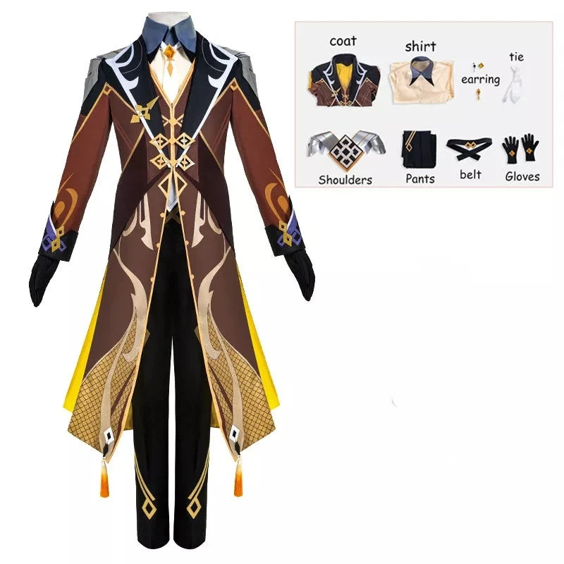 Costume Cosplay - Genshin Impact Zhongli 3 Costume Cosplay - Genshin Impact Zhongli – Image 3