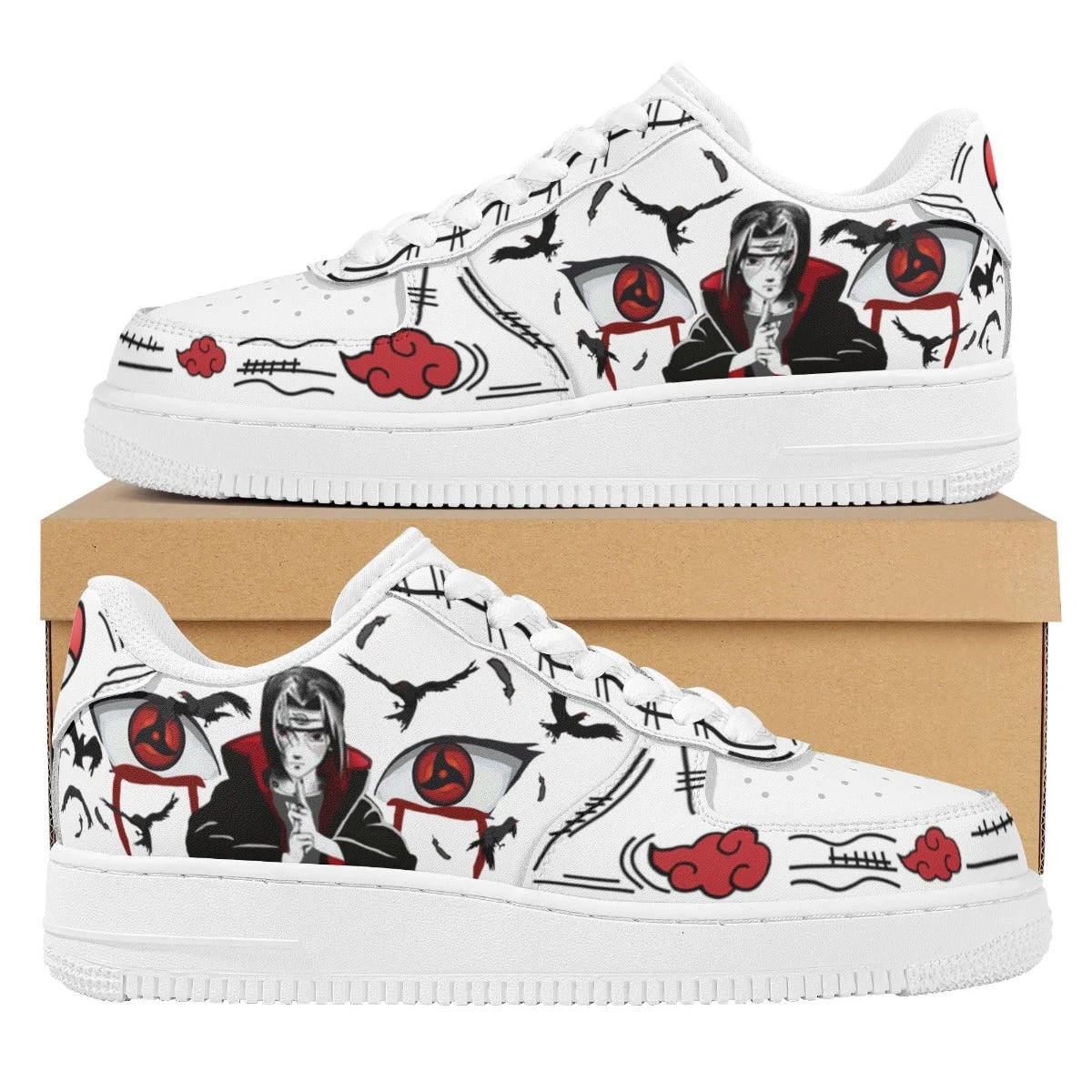 Chaussures Basses - Naruto Uchiha Itachi F1 1 Chaussures Basses - Naruto Uchiha Itachi F1