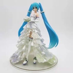 Figurine Miku Hatsune Robe De Mariée -Dessin Animé Vêtements 20230301072543