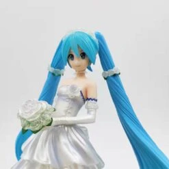Figurine Miku Hatsune Robe De Mariée -Dessin Animé Vêtements 20230301072550