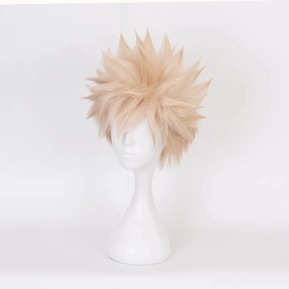 Perruque - Cosplay My Hero Academia Bakugo 1 Perruque - Cosplay My Hero Academia Bakugo