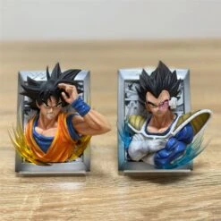 Figurine - Dragon Ball Goku & Vegeta Magnétique