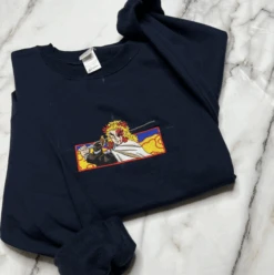 Sweat Brodé - Demon Slayer Rengoku
