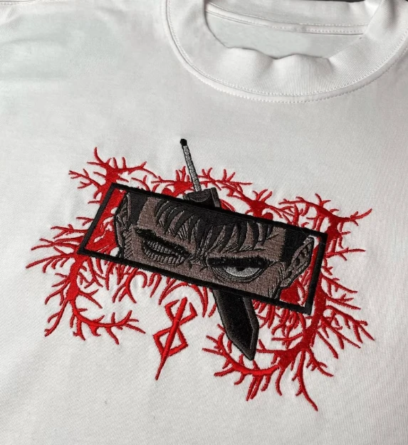 T Shirt Brodé - Berserk Guts 1 T Shirt Brodé - Berserk Guts