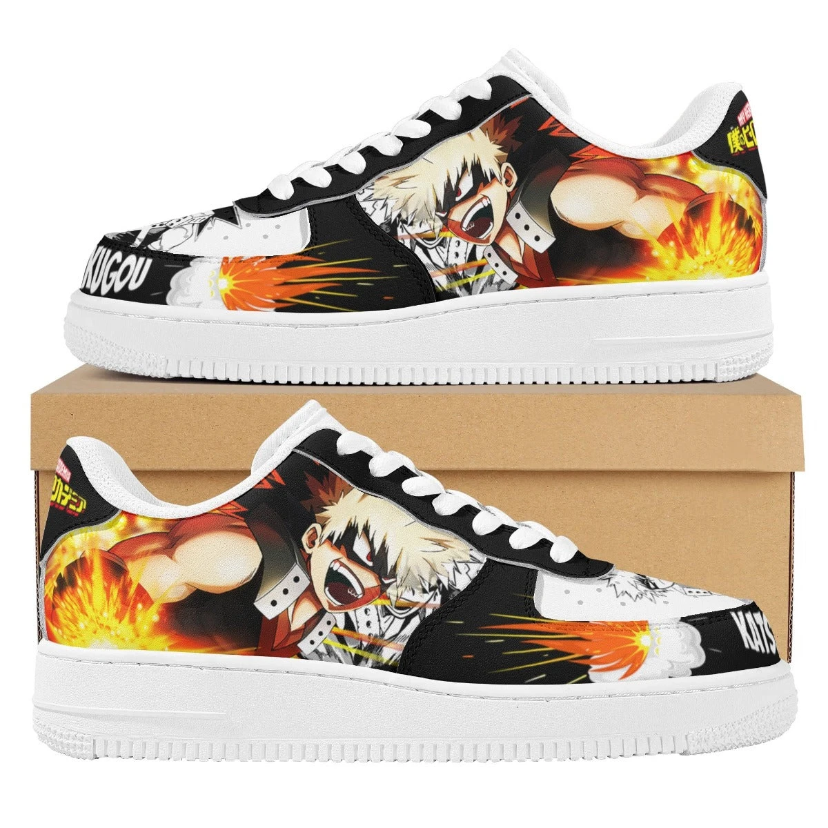 Chaussures Basses - My Hero Academia Katsuki Bakugou F1 1 Chaussures Basses - My Hero Academia Katsuki Bakugou F1