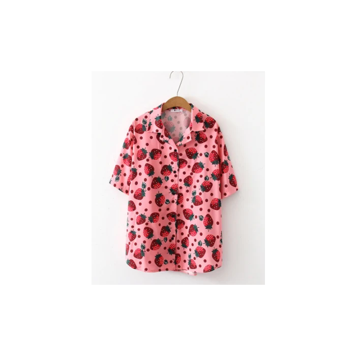 Chemise Coréenne Fraise 6 Chemise Coréenne Fraise – Image 6