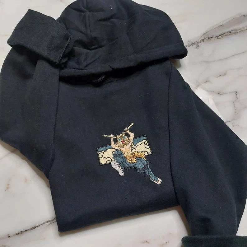Sweat Brodé - Demon Slayer Inosuke 1 Sweat Brodé - Demon Slayer Inosuke