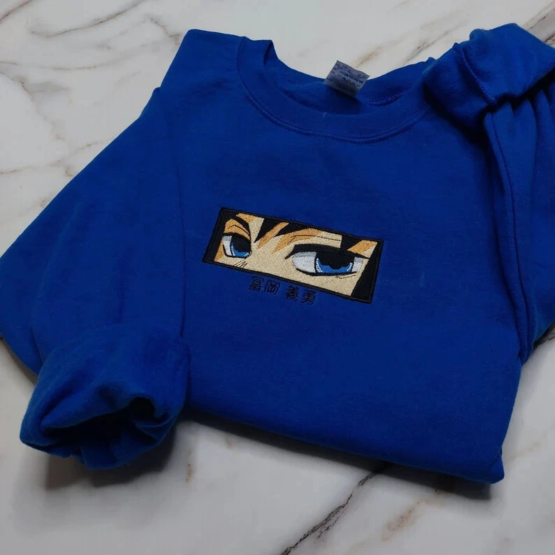 Sweat Brodé - Demon Slayer Tomioka 2 Sweat Brodé - Demon Slayer Tomioka – Image 2