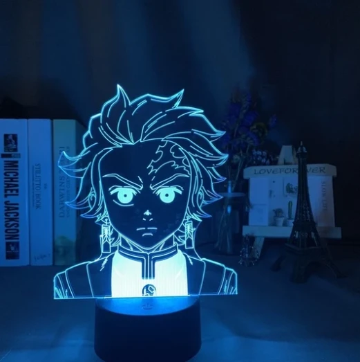 Lampe De Nuit LED - Tanjiro Face (Demon Slayer) 1 Lampe De Nuit LED - Tanjiro Face (Demon Slayer)