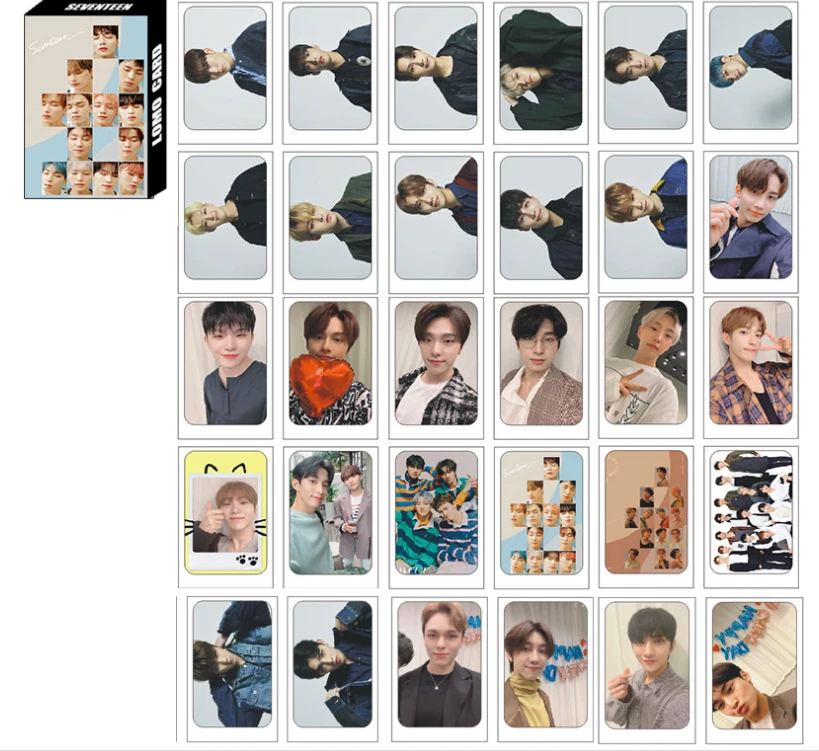 Lomo Card Set De 30 - SEVENTEEN 1 Lomo Card Set De 30 - SEVENTEEN