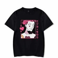 T Shirt - Anime Hunter X Hunter Hisoka 11 T Shirt - Anime Hunter X Hunter Hisoka -Dessin Animé Vêtements noir 1 1 3