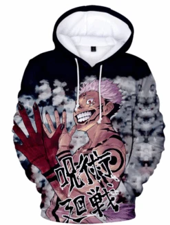 Sweat - Jujutsu Kaisen -Dessin Animé Vêtements pull2 4