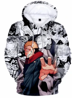Sweat - Jujutsu Kaisen -Dessin Animé Vêtements pull3 4