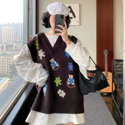 Pull Sans Manche Ours